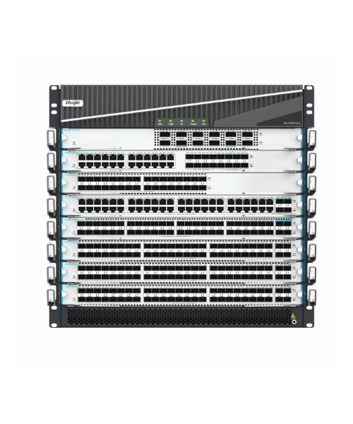 高密度大緩存云架構網絡核心交換機，10U框式，RG-N18010-E